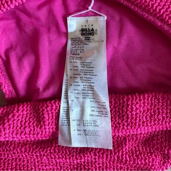 Billabong Swim Ribbed Bikini Set - Picture 3 of 5